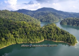 Elephant Hills Luxury Tented floating Rainforest Camp Cheow Larn Lake Khao Sok National Park Thailand