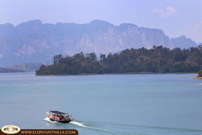 Enjoy the stunning landscape of Khao Sok National Park and the artifical lake