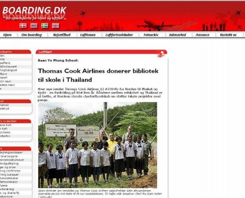 Thomas Cook Airline donerer bibliotek til skole i Thailand - Boarding.dk 4