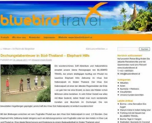 Dschungelabenteuer in Süd-Thailand-Elephant Hills by Bluebird travel 12