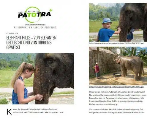 ELEPHANT HILLS – VON ELEFANTEN GEDUSCHT UND VON GIBBONS GEWECKT – by PATOTRA (Passion to Travel) 12