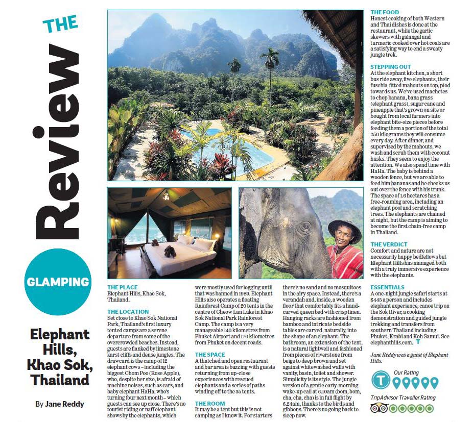 Aussies Glamping In Thailand Elephant Hills, Thailand