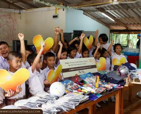 New project starting at Wat Tham Wararam School! 1