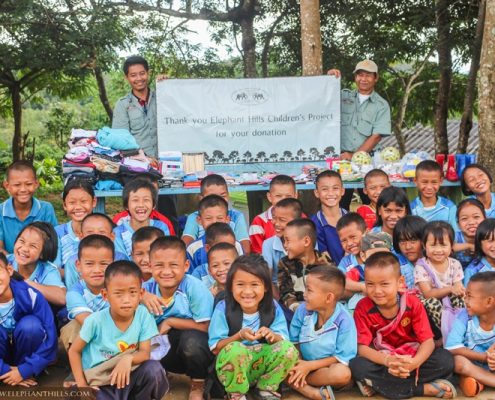 Guests’ donations delivered to Baan Mae Aumlong Noi School 4