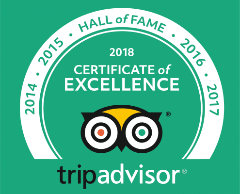 Trip Advisor Hall of Fame Award 2018 9