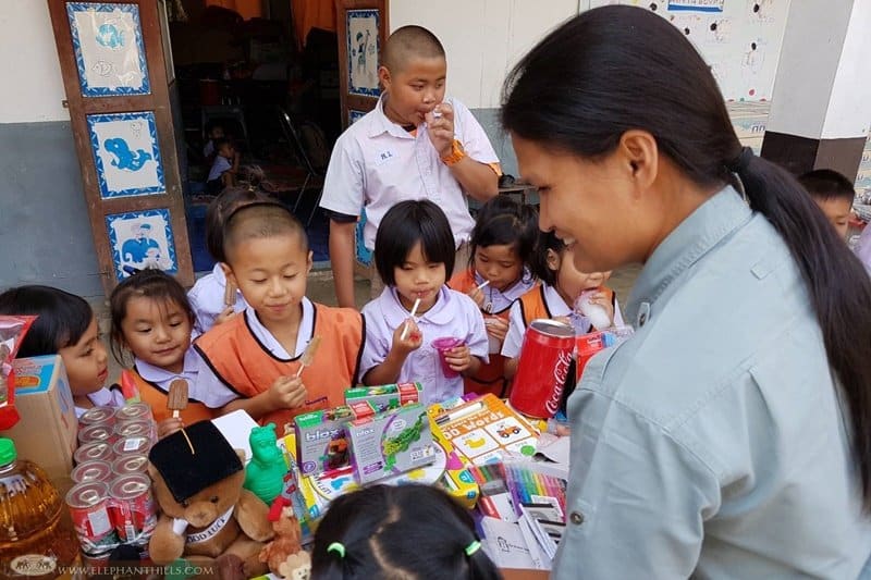 English books, stationery and much more delivered to Baan Don Chai Witthaya School 11