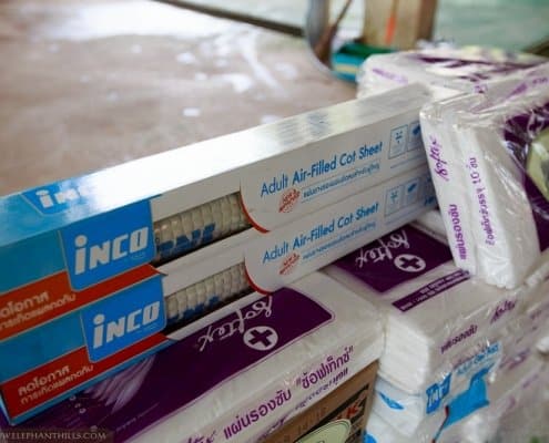 Powdered milk and other supplies for baby elephants at Krabi Hospital 6