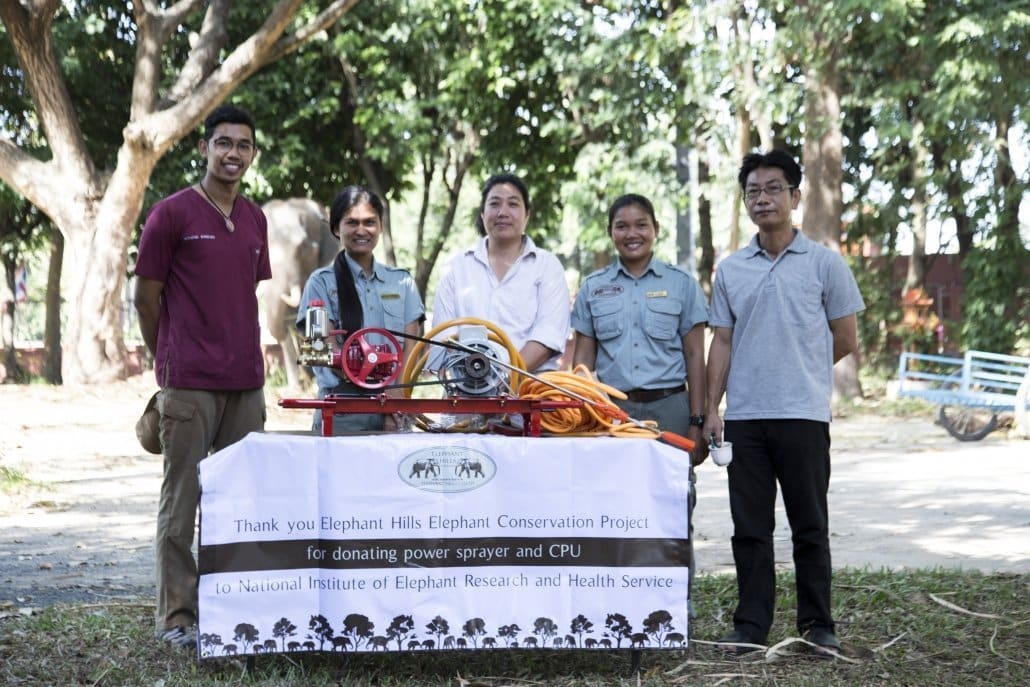 Elephant Conservation Project donation in Surin 2