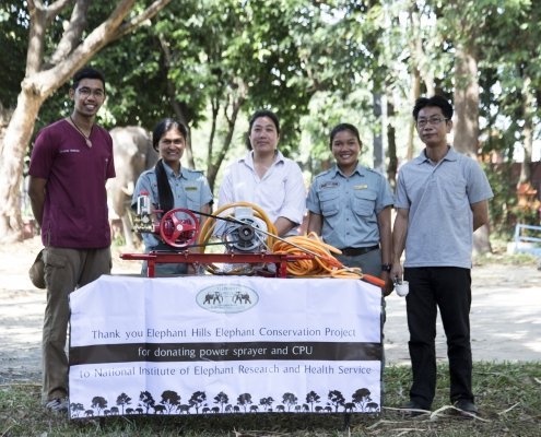 Elephant Conservation Project donation in Surin 9