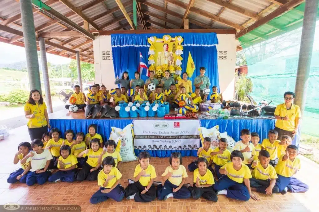 Tischler Reisen AG donation at Baan Yaplong School 27