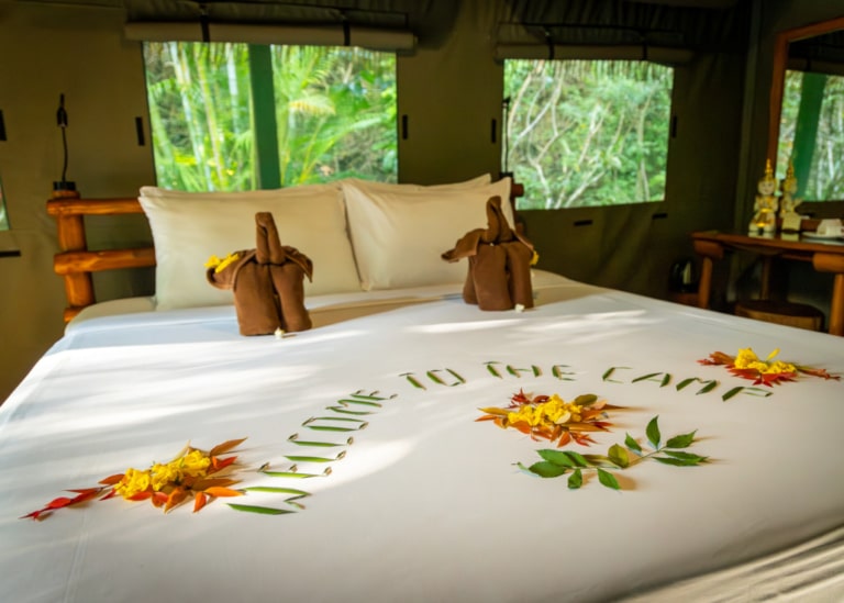 How Far Ahead to Book Elephant Hills: A Planning Guide for 2027 3 Inside a luxury tent at the Elephant Camp