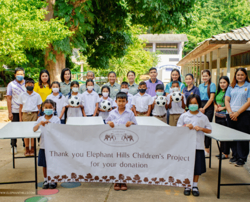 Donation at Baan Khao Thep Pitak School 11