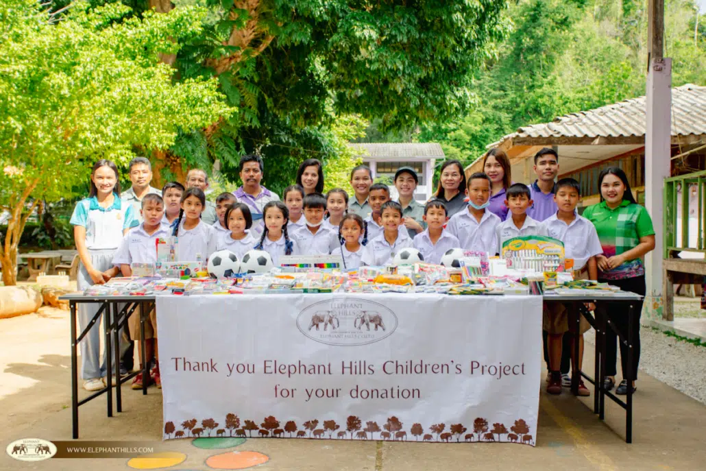 Donation at Baan Khao Thep Pitak School 2