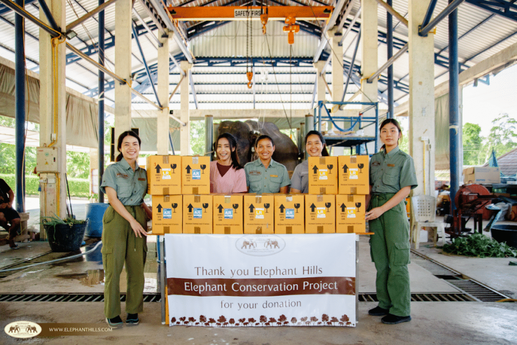 Medical supplies donated to Krabi Elephant Hospital 5