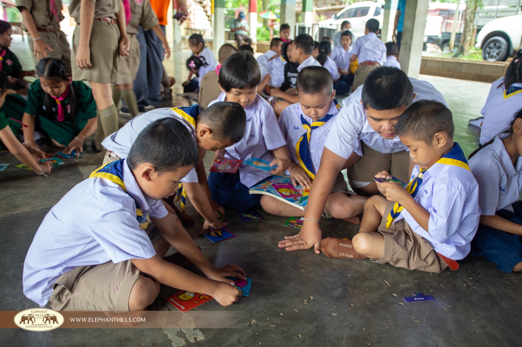 “Pack with a purpose” donations from our guests delivered to a school in Mae Sariang 91