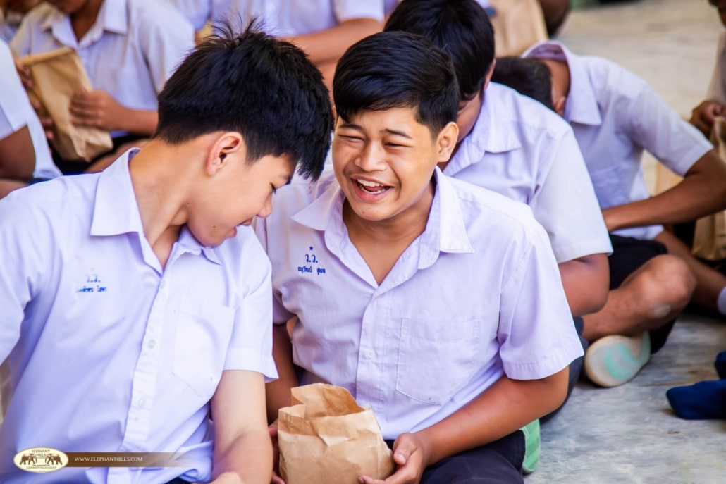 Elephant Hills Bring Joy to Students with Donation to Wat Thum Wararam School 8