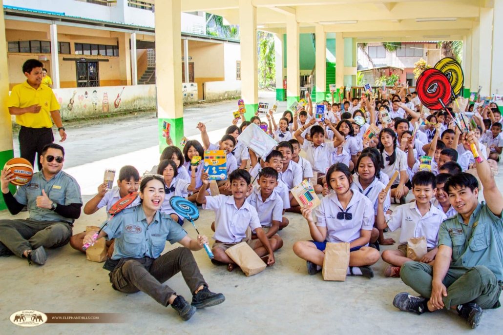 Elephant Hills Bring Joy to Students with Donation to Wat Thum Wararam School 4